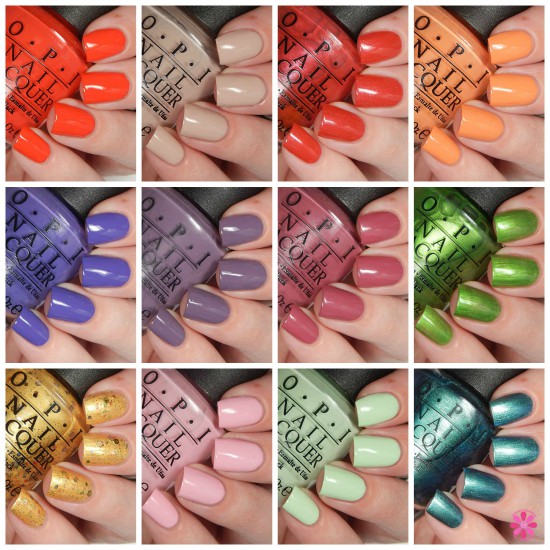 OPI Spring 2015 Hawaii Collection Swatches & Review - Cosmetic