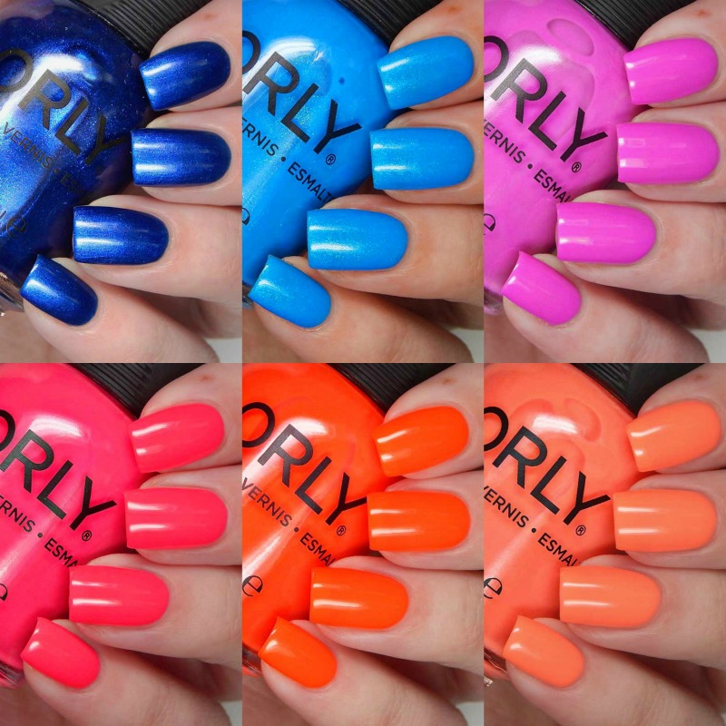 Orly Summer 2017 Coastal Crush Collection Swatches and Review